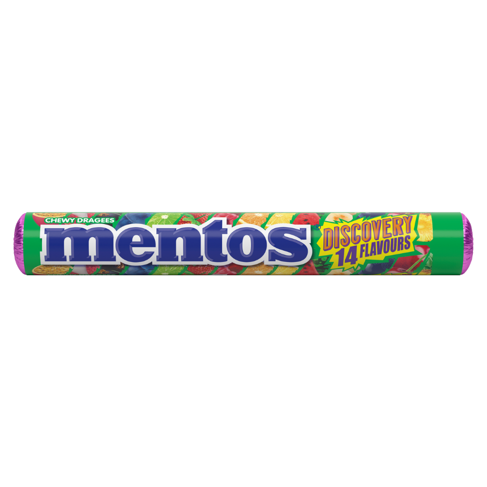 Mentos Discovery Chewy Dragees Roll 38g x 40 (UK)
