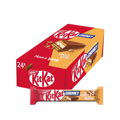 Kitkat Chunky Vanilla Waffle 40g x 24 (Dubai)