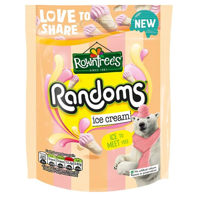 Rowntree's Randoms Ice Cream Sweets 120g x 16 (UK)