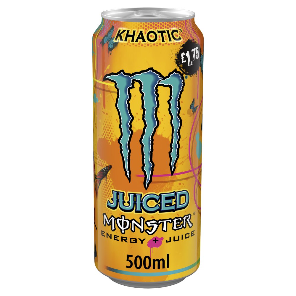 Monster Energy Drink Khaotic 500ml PM £1.75 x 12 (UK)