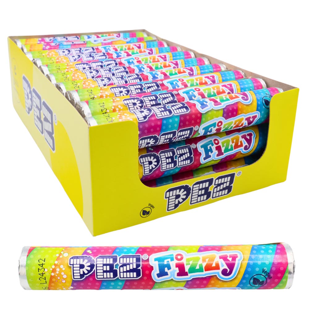 Pez Giant Fizzy Roll 42g x 30 (UK)
