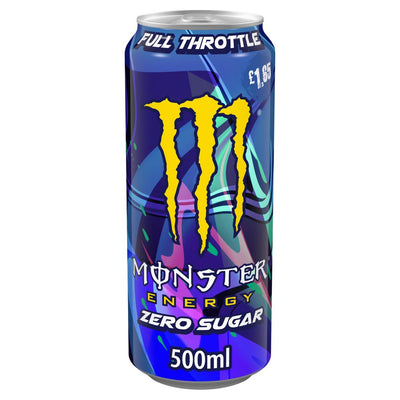 Monster Energy Drink Full Throttle Zero Sugar 12 x 500ml PM £1.65 x 12 (UK)