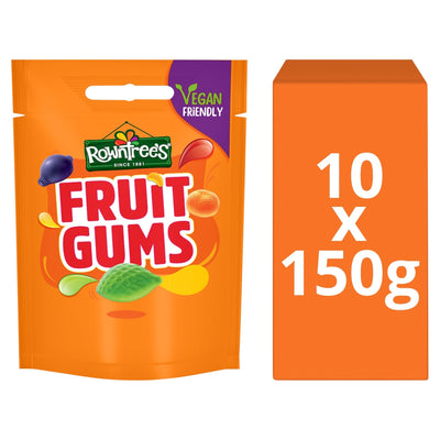 Rowntree's Fruit Gums Sweets Sharing Bag 150g x 10 (UK)