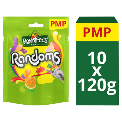 Rowntree's Randoms Sweets Sharing Bag 120g PMP £1.25 x 10 (UK)