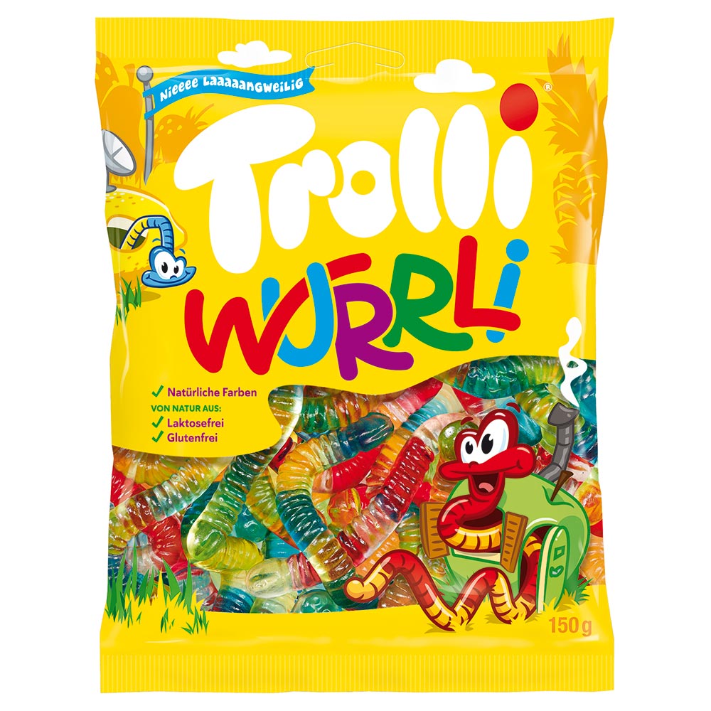 Trolli Wurrli Bags 150g x 24 (UK)