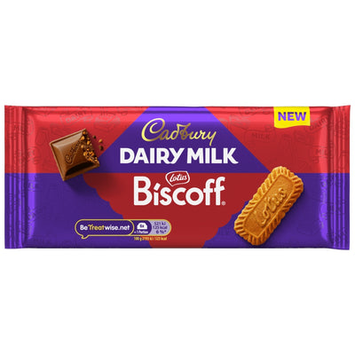 Cadbury Dairy Milk Biscoff Biscuit Chocolate Bar 95g x 21 (UK)
