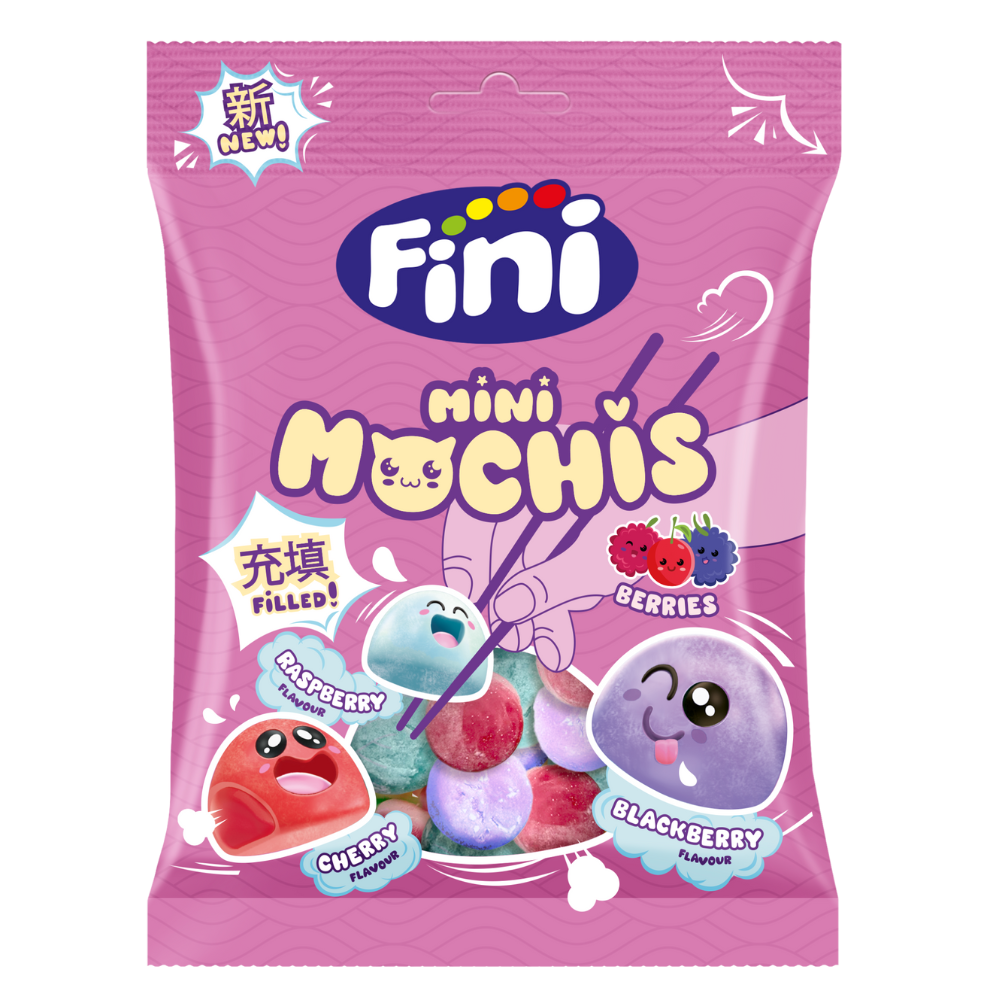 Fini Mini Mochis Berries Bag 90g x 12 (UK)