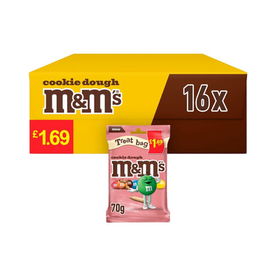 M&M's Cookie Dough Milk Chocolate Bag 70g £1.69 PMP x 16 (UK)