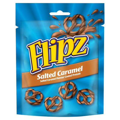 Flipz Salted Caramel Pretzels 90g x 6 (UK)