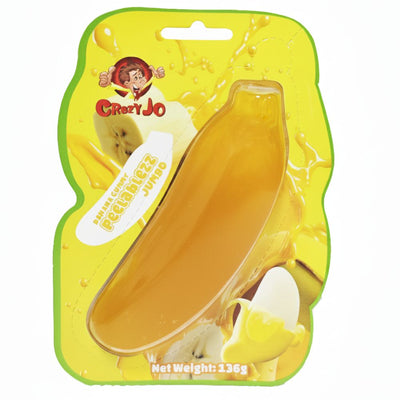 Crazy Jo Peelablezz Jumbo Banana Gummy 136g x 12 (UK)