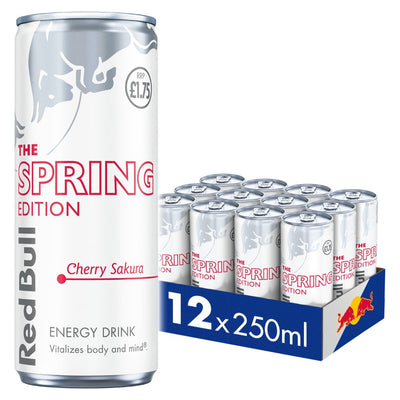 Red Bull Spring Edition Cherry Sakura Energy Drink 250ml PM £1.75 x 12 (UK)