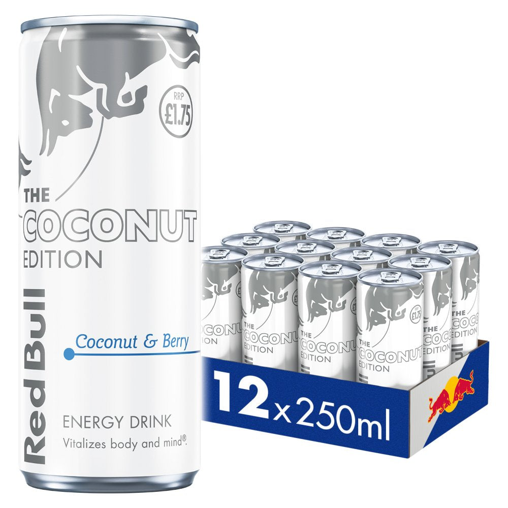 Red Bull Coconut Edition Coconut & Berry Energy Drink 250ml PM £1.75 x 12 (UK)
