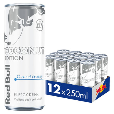 Red Bull Coconut Edition Coconut & Berry Energy Drink 250ml PM £1.75 x 12 (UK)