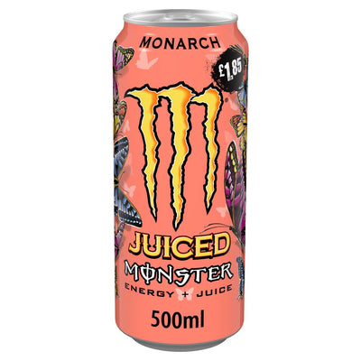 Monster Energy Drink Monarch 500ml PM £1.85 Can x 12 (UK)