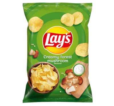 Lay’s Mushroom & Cream 130g x 21 (GERMANY)