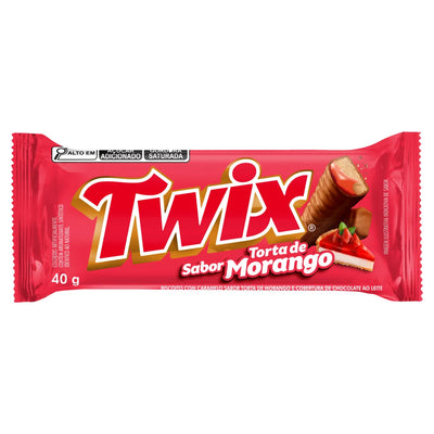 Twix Morango 40g x 18 (BRAZIL)