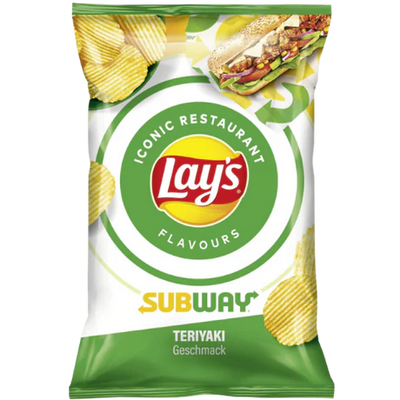 Lays Subway Teriyaki 150g x 9 (EU)