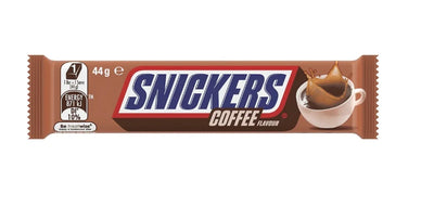 Snickers Coffee Flavoured Milk Chocolate Bar 44g x 25 (Australia)