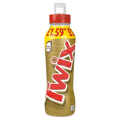 Twix Chocolate Caramel Biscuit Milk Shake Drink 350ml x 8 (UK)