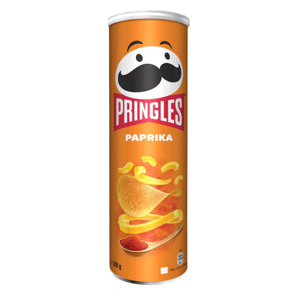 Pringles Paprika Sharing Crisps 165g x 19 (UK)