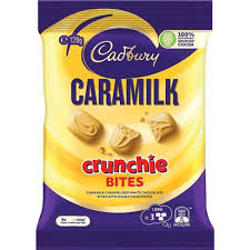 Caramilk Crunchie Bites 120g x 14 (Australia)