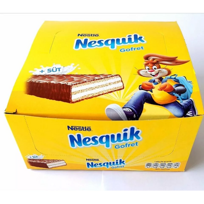 Nesquik Milk Chocolate Wafer Gofret 26.7g x 30 (Germany)