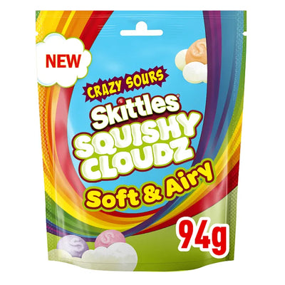 Skittles Squishy Sour Cloudz 94g x 15 (UK)