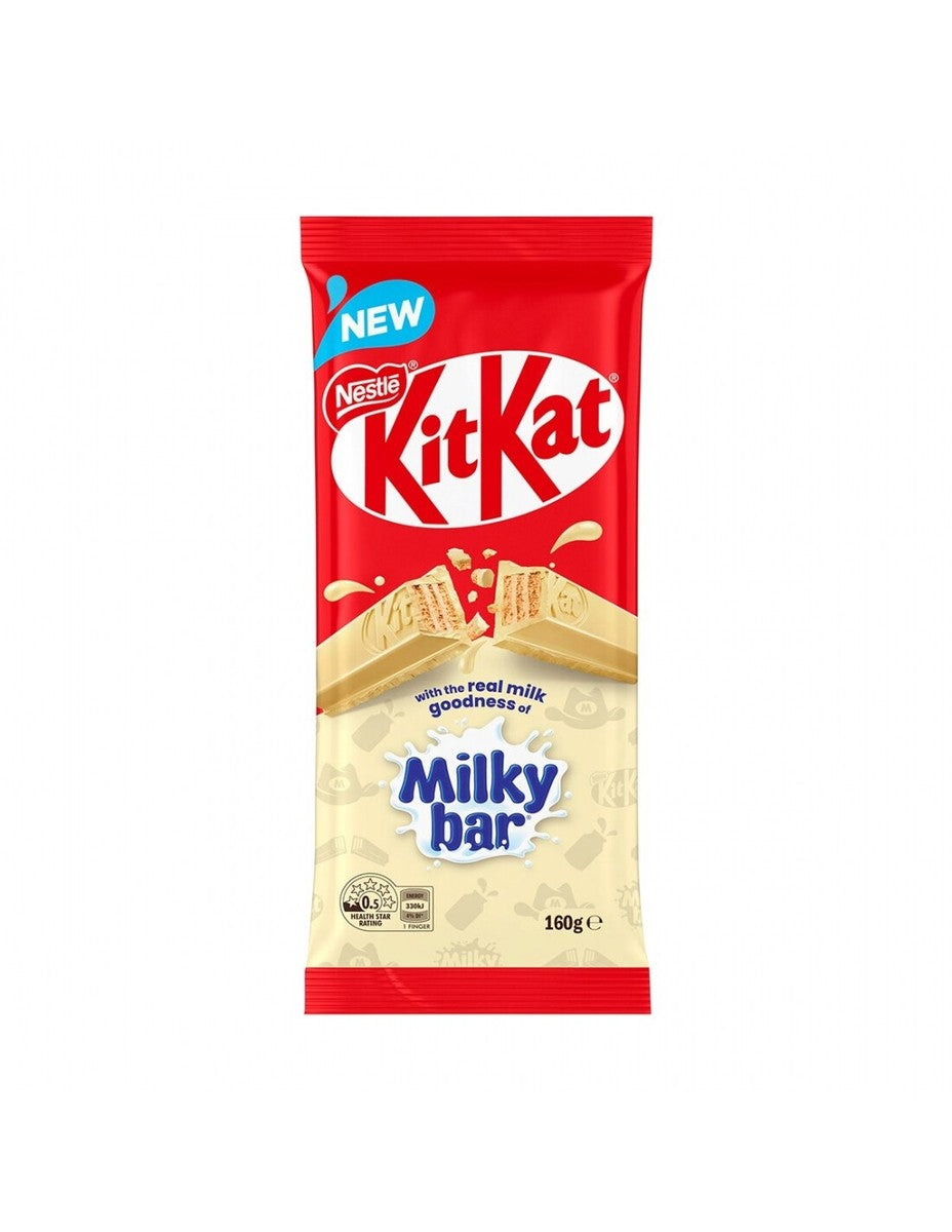 KitKat Milkybar White Choc Block 160g x 12 (AUSTRALIA)