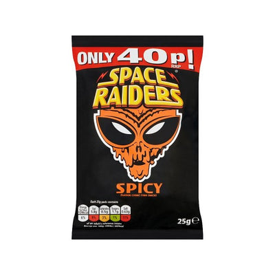 Space Raiders Spicy 25g 40p x 36 (UK)