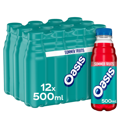 Oasis Summer Fruits 500ml x 12 (UK)