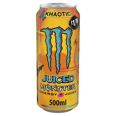 Monster Energy Drink Khaotic 500ml PM £1.75 x 12 (UK)