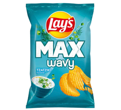 Lay’s Max Wavy Tzatziki 120g x 24 (GERMANY)