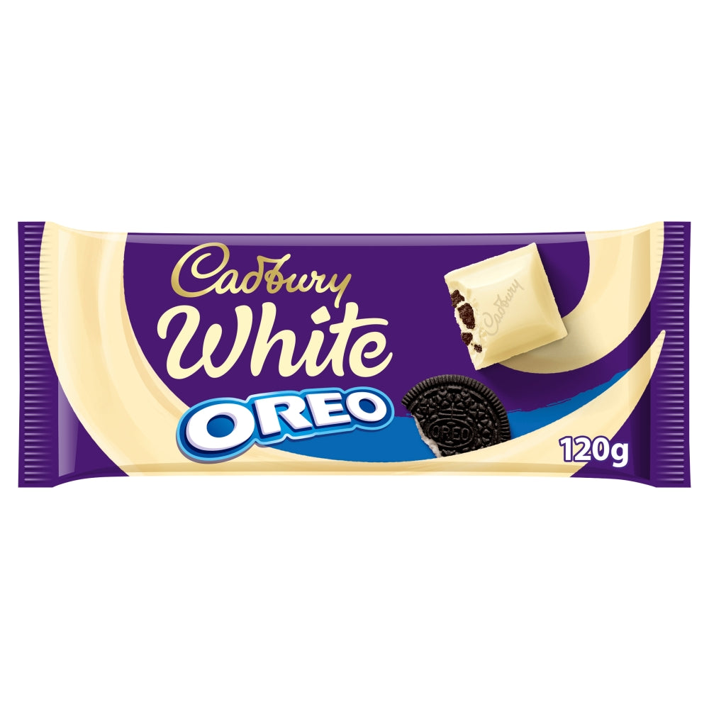 Cadbury Oreo White Chocolate Bar 120g x 17 (UK)