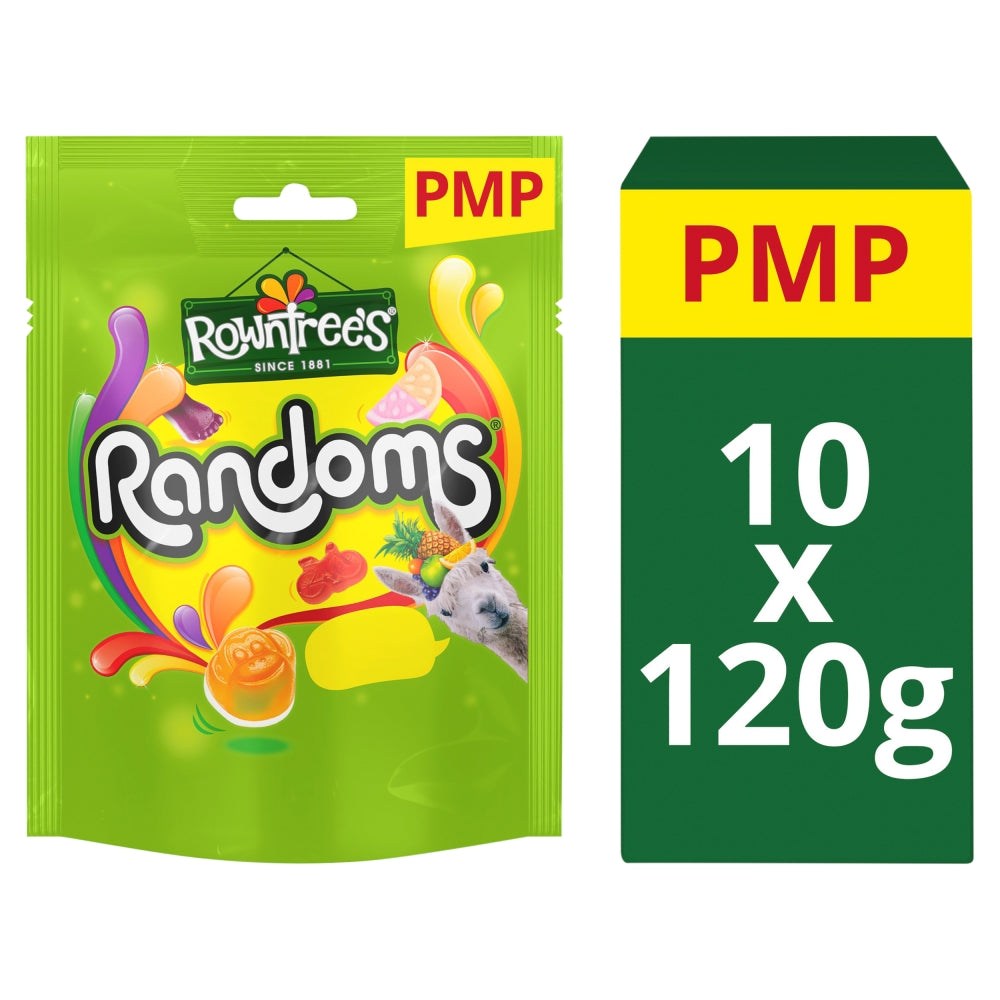 Rowntree's Randoms Sweets Sharing Bag 120g PMP £1.25 x 10 (UK)