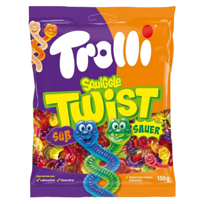 Trolli Squiggle Twist Bag 150g x 18 (UK)