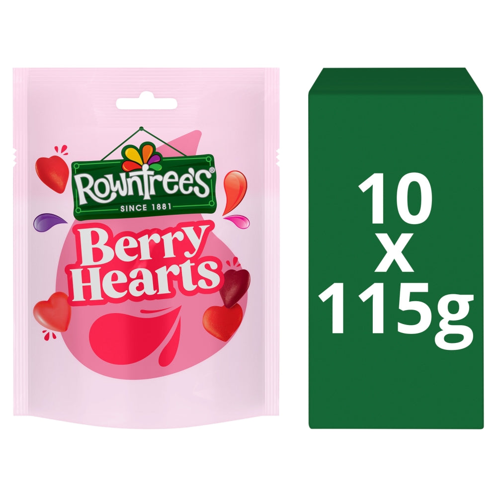 Rowntree's Berry Hearts Bag 115g x 10 (UK)