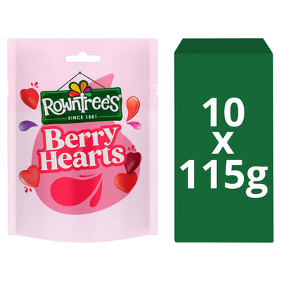 Rowntree's Berry Hearts Bag 115g x 10 (UK)
