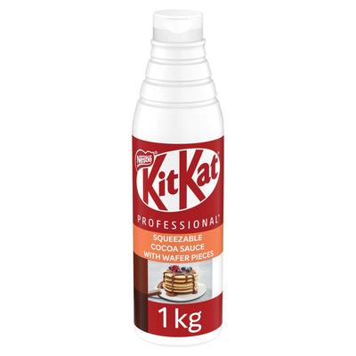 KitKat Professional Squeezable Cocoa Sauce with Wafer Pieces 1kg x 1 (UK)
