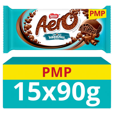 Aero Choco Hazelnut Flavour Sharing Bar 90g PMP £1.65 x 15 (UK)