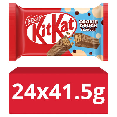 KitKat 4 Finger Cookie Dough Flavour Chocolate Bar 41.5g x 24 (UK)