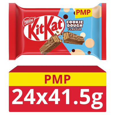 KitKat 4 Finger Cookie Dough Flavour Chocolate Bar 41.5g 89p PMP x 24 (UK)