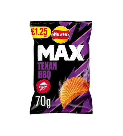 Walkers Max Pizza Hut Texan BBQ PM 70g x 15 (UK)