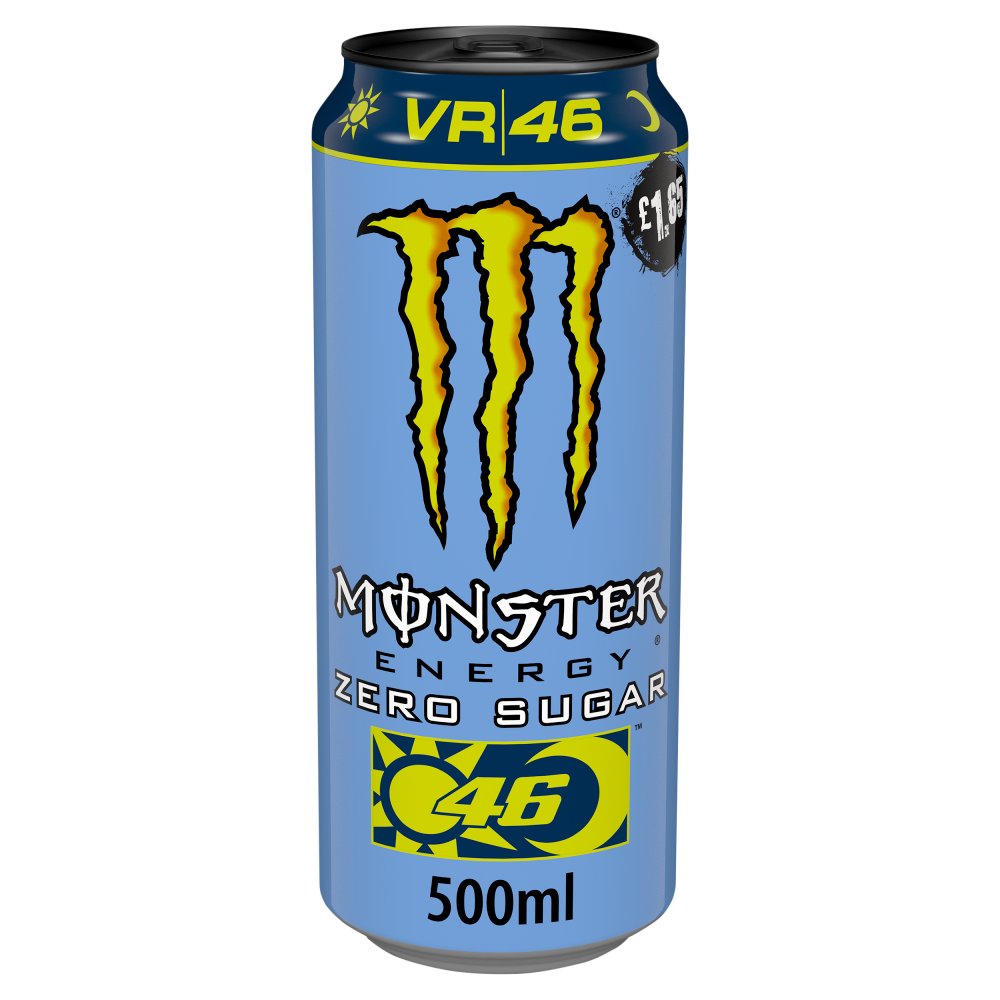 Monster Energy Drink Rossi VR46 Zero Sugar 12 x 500ml PM £1.65 Cans x 12 (UK)