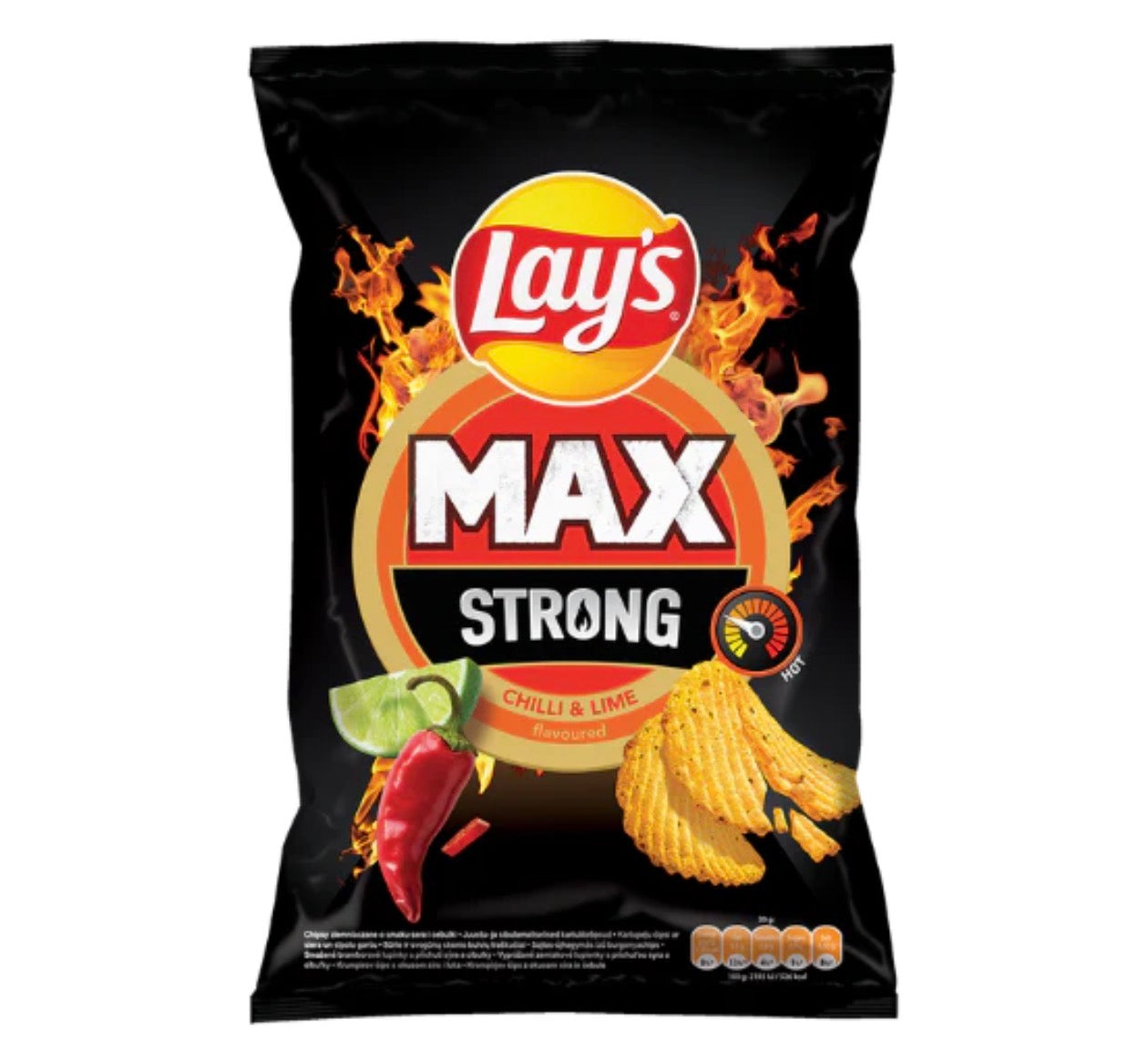 Lay’s Strong Chili & Lime 120g x 24 (GERMANY)