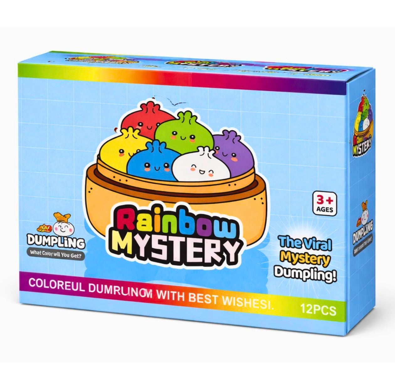 Squishy Dumpling Rainbow Mystery (12 PCs)