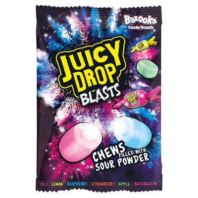 Bazooka Candy Brands Juicy Drop Blasts 140g x 12 (UK)