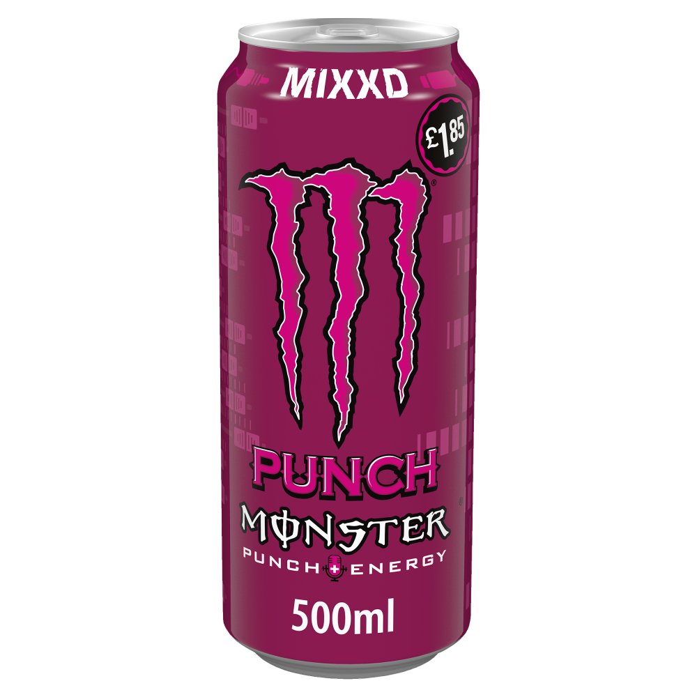 Monster Energy Drink Mixed Punch 500ml PM £1.85 Can x 12 (UK)