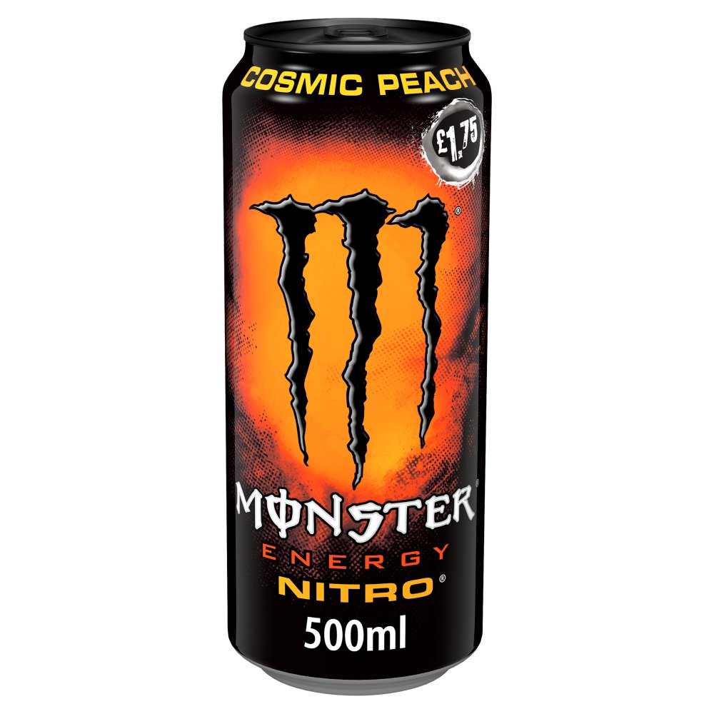 Monster Energy Drink Nitro Cosmic Peach 500ml PM £1.75 x 12 (UK)
