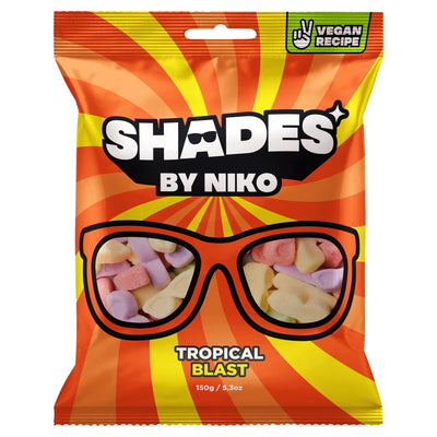 Shades by Niko Tropical Blast Bag 150g x 18 (UK)