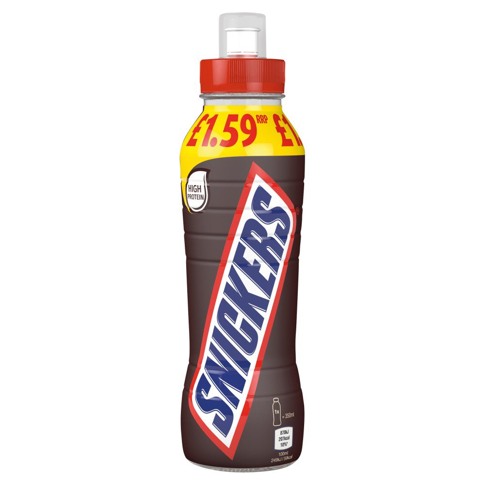 Snickers Chocolate Milk Shake Drink 350mlx 8 (UK)
